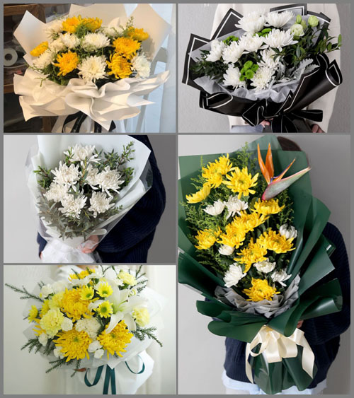 福建龙岩永定区下洋镇霞村村白事花束代送